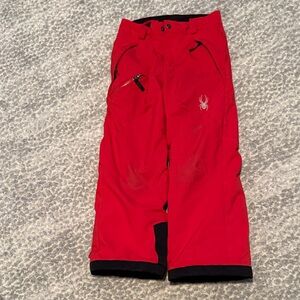 Spyder Red Propulsion Snow Pants